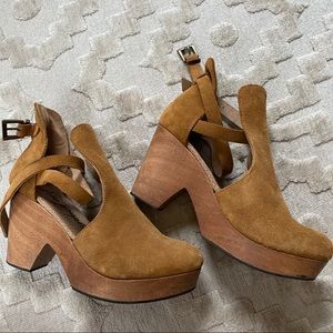 Free People Fall Clogs